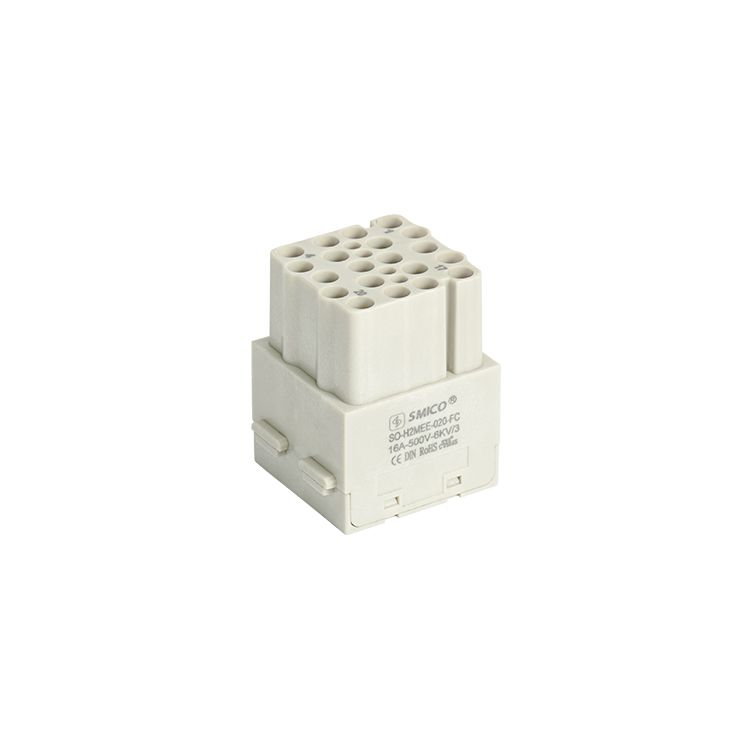 H2MEE Heavy Duty Electrical Connector High Contact Density 20 Pin