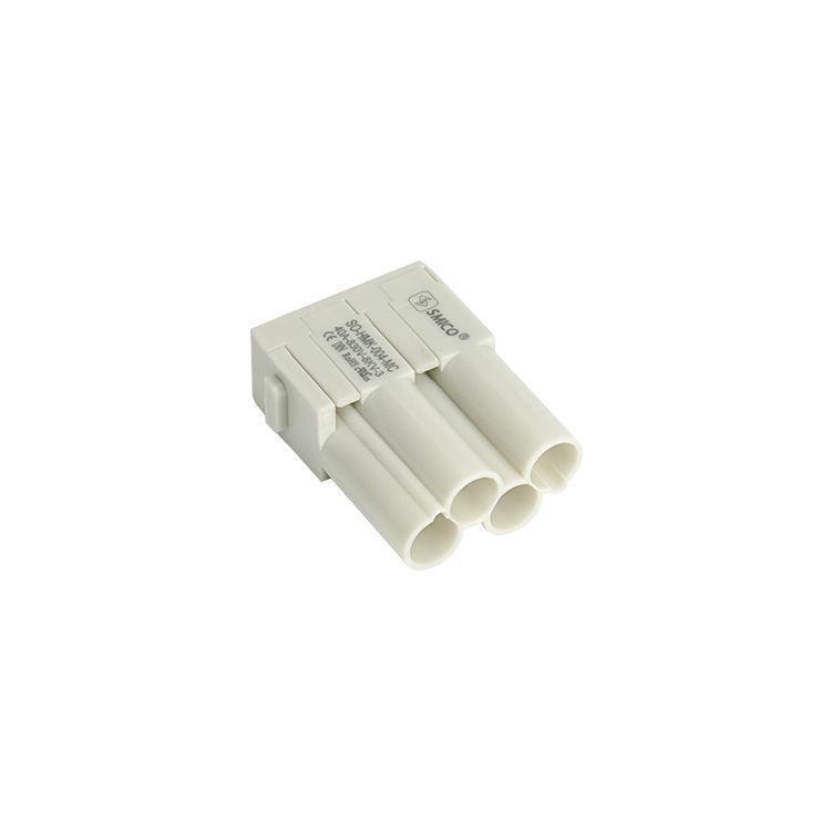 HMK-004 Protected Heavy Duty 4 Pin Connector , 09140043041 Industrial Rectangular Connectors