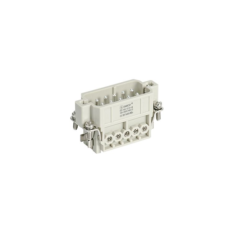 16A HDC HA series 10 contacts insert plug heavy duty connectors