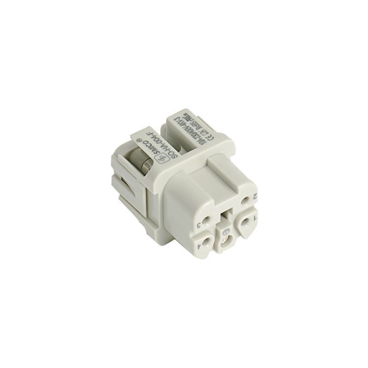 Heavy duty electrical wire connectors 10A 4poles Germany